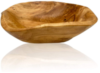 Handmade natural root carved bowl, Amazon