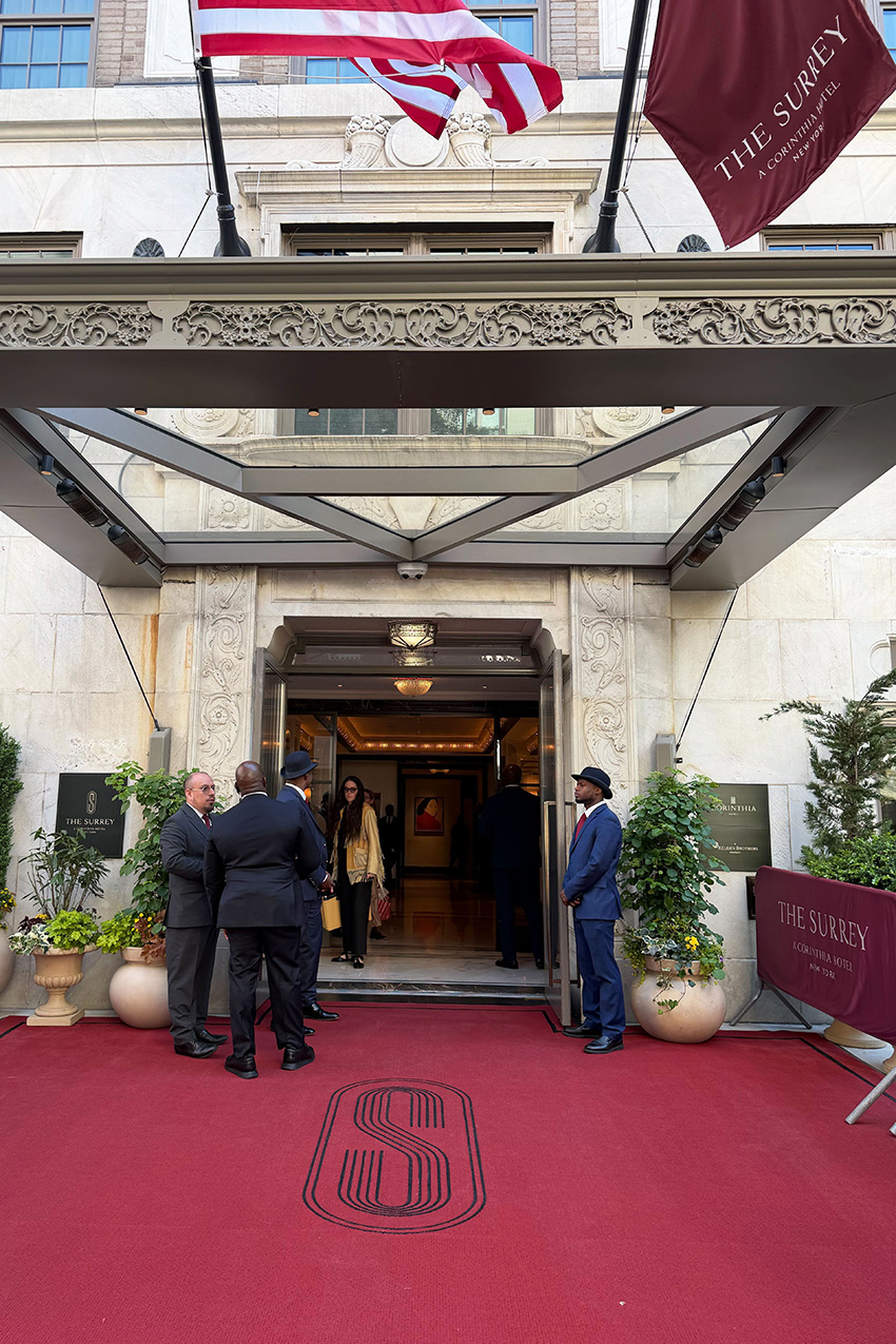 The Surrey Hotel entrance