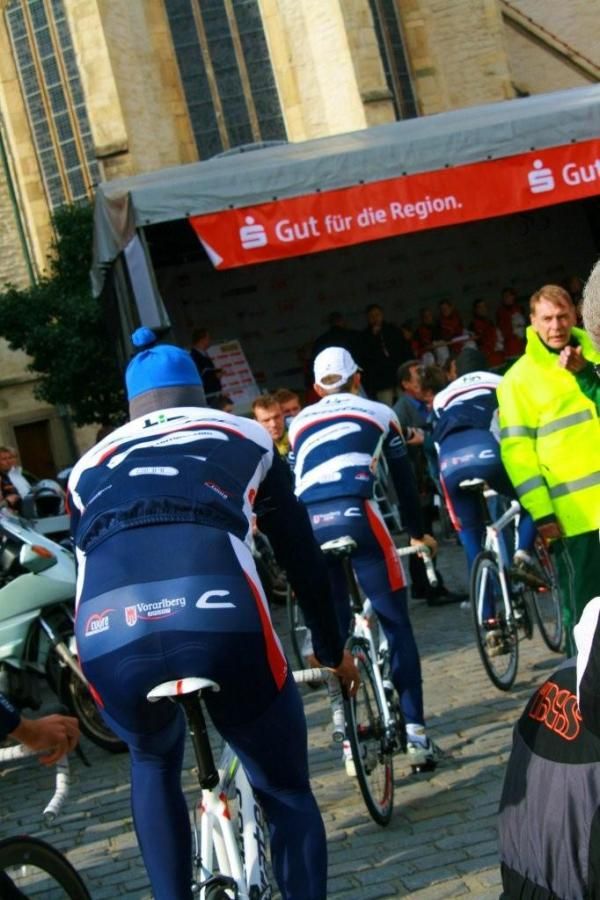 Huge crowds were at the start in Ahlen.