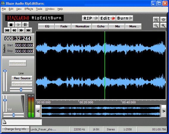 With RipEditBurn, you can edit each file&rsquo;s metadata as well as other settings.