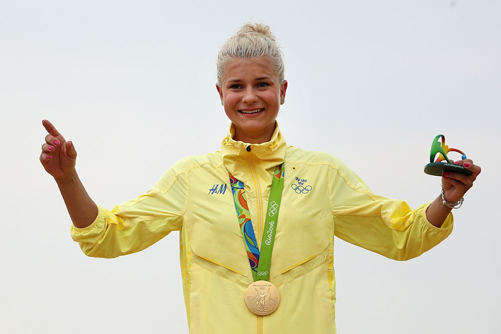 Jenny Rissveds wins the gold medal at the 2016 Olympic Games
