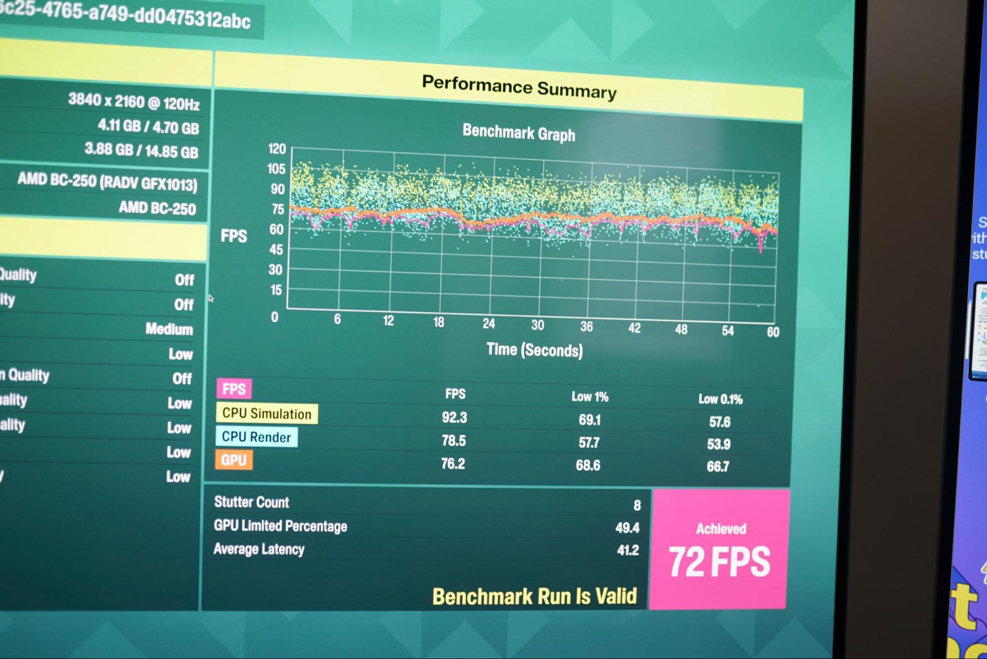 Forza Horizon 6 BC-250 benchmark