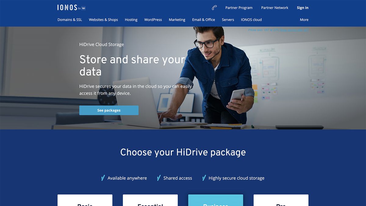 1&1 Ionos HiDrive cloud storage review | TechRadar