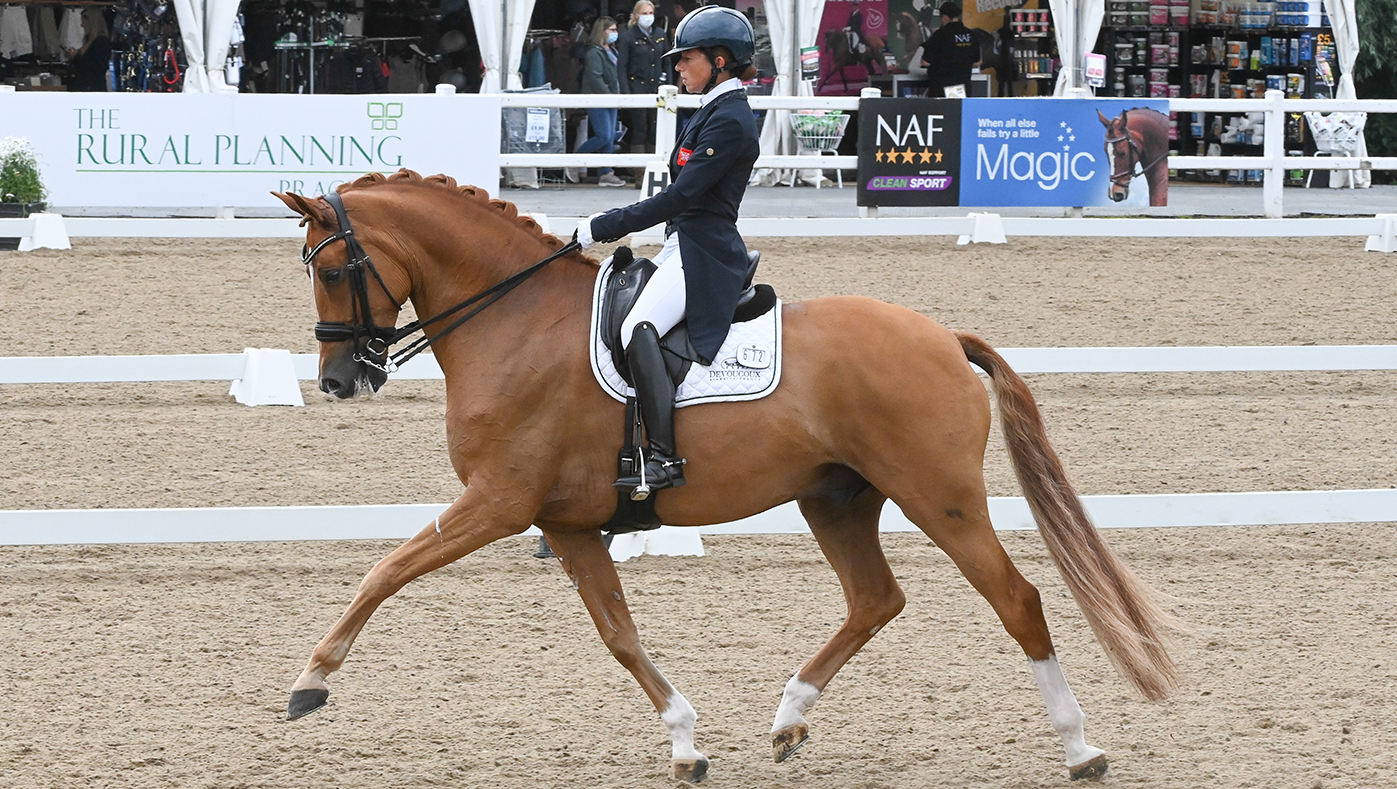 Hartpury CDI PSG Sarah Millis on Impressive