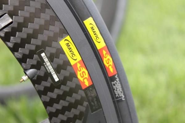The Exalith rim dramatically improves braking performance and improves strength, according to Mavic.