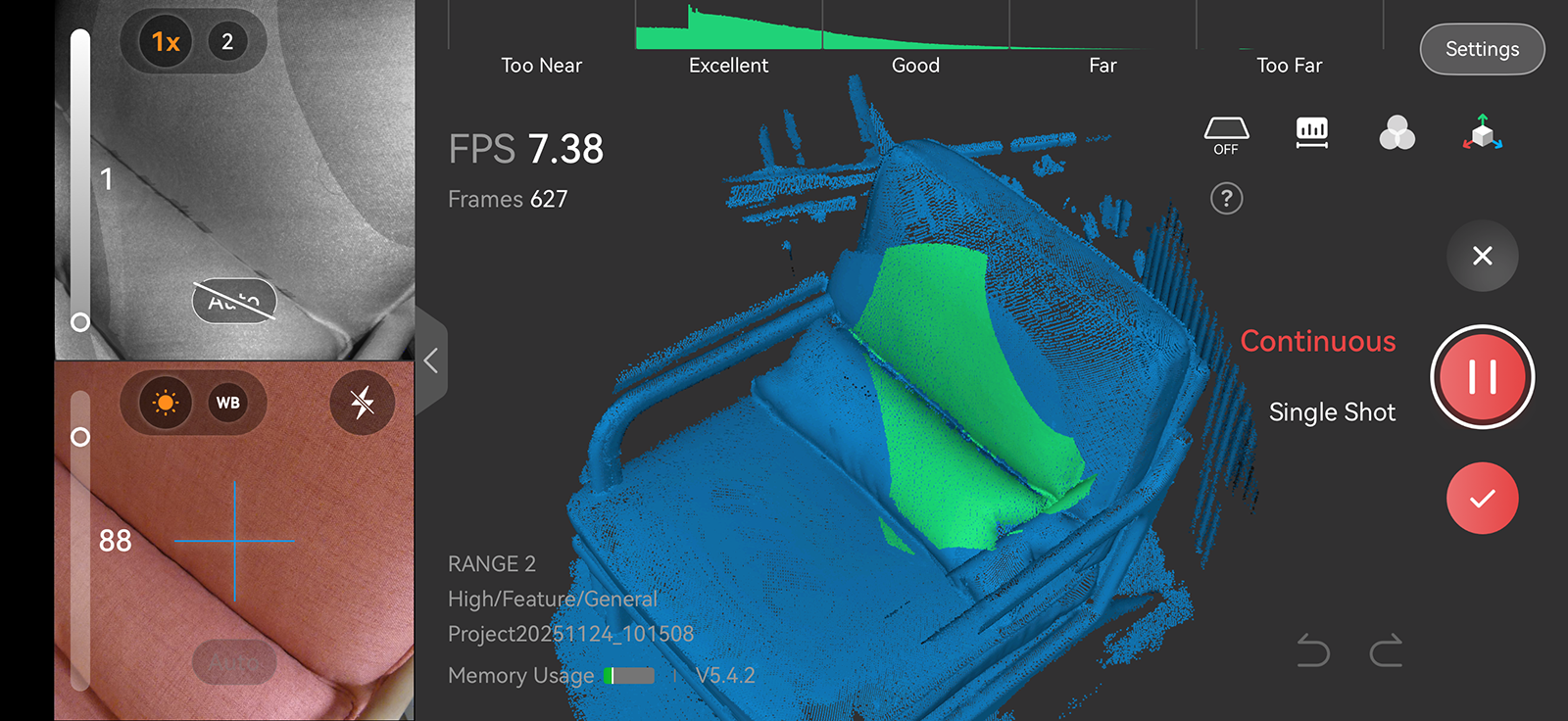 A Revopoint range 2 scanner