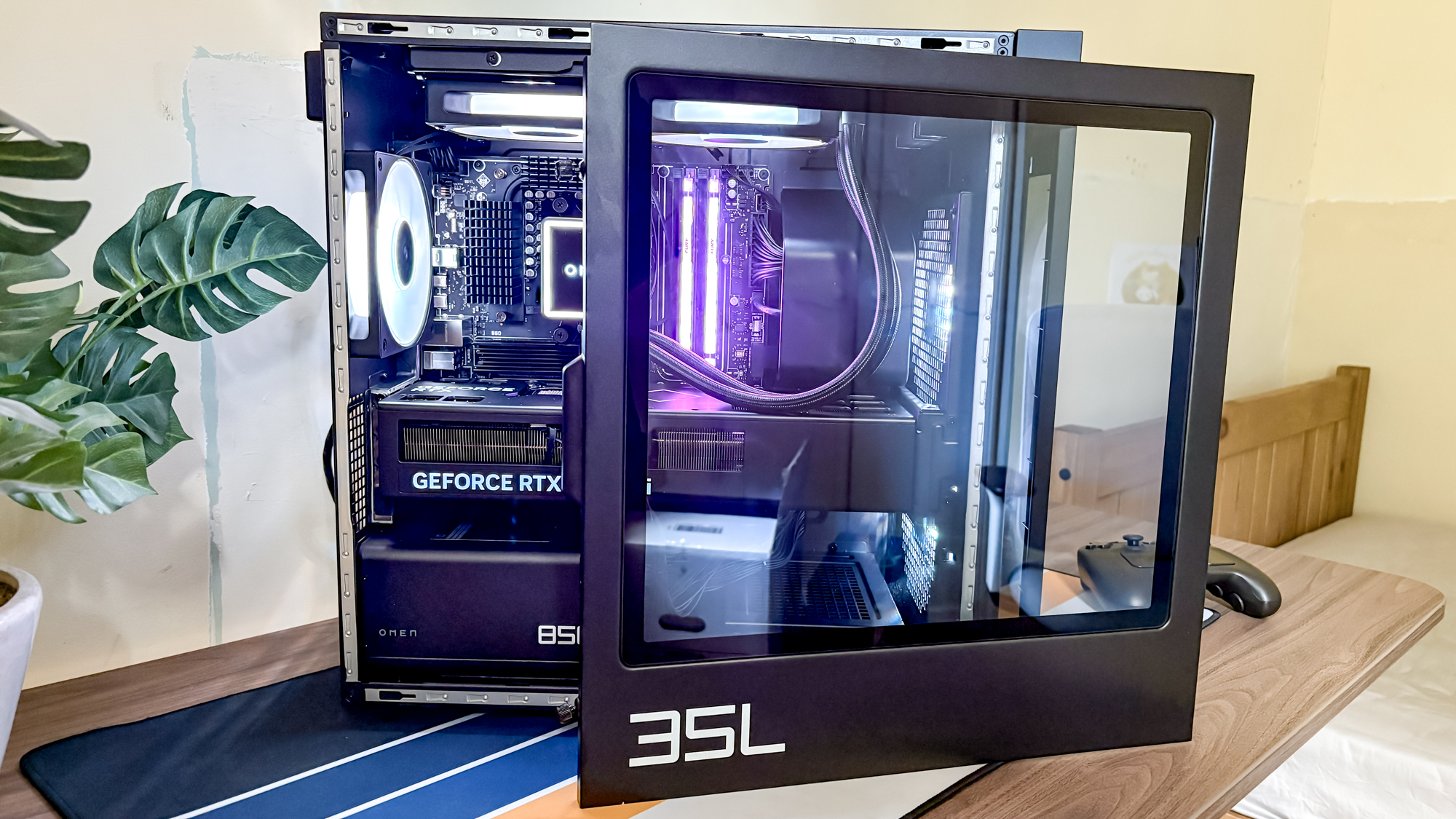 HP Omen 35L Gaming PC on desk