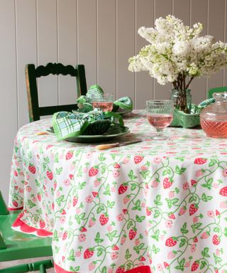 Molly Mahon fruit motif table dressing