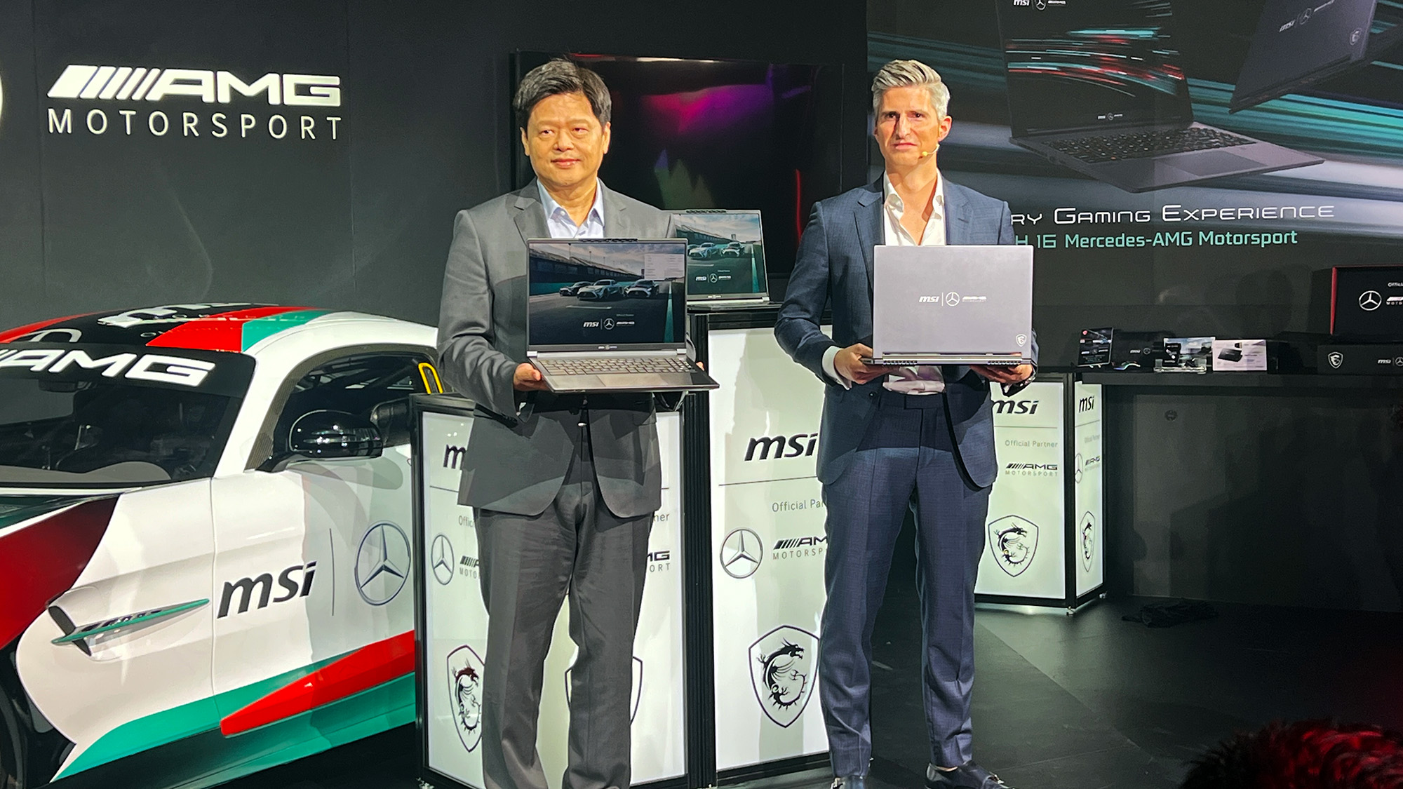 MSI partners with MercedesAMG Motorsport for a 'luxury' laptop