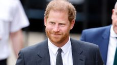 Prince Harry, Duke of Sussex arrives at the Royal Courts of Justice on March 30, 2023 in London, England. Prince Harry is one of several claimants in a lawsuit against Associated Newspapers, publisher of the Daily Mail.