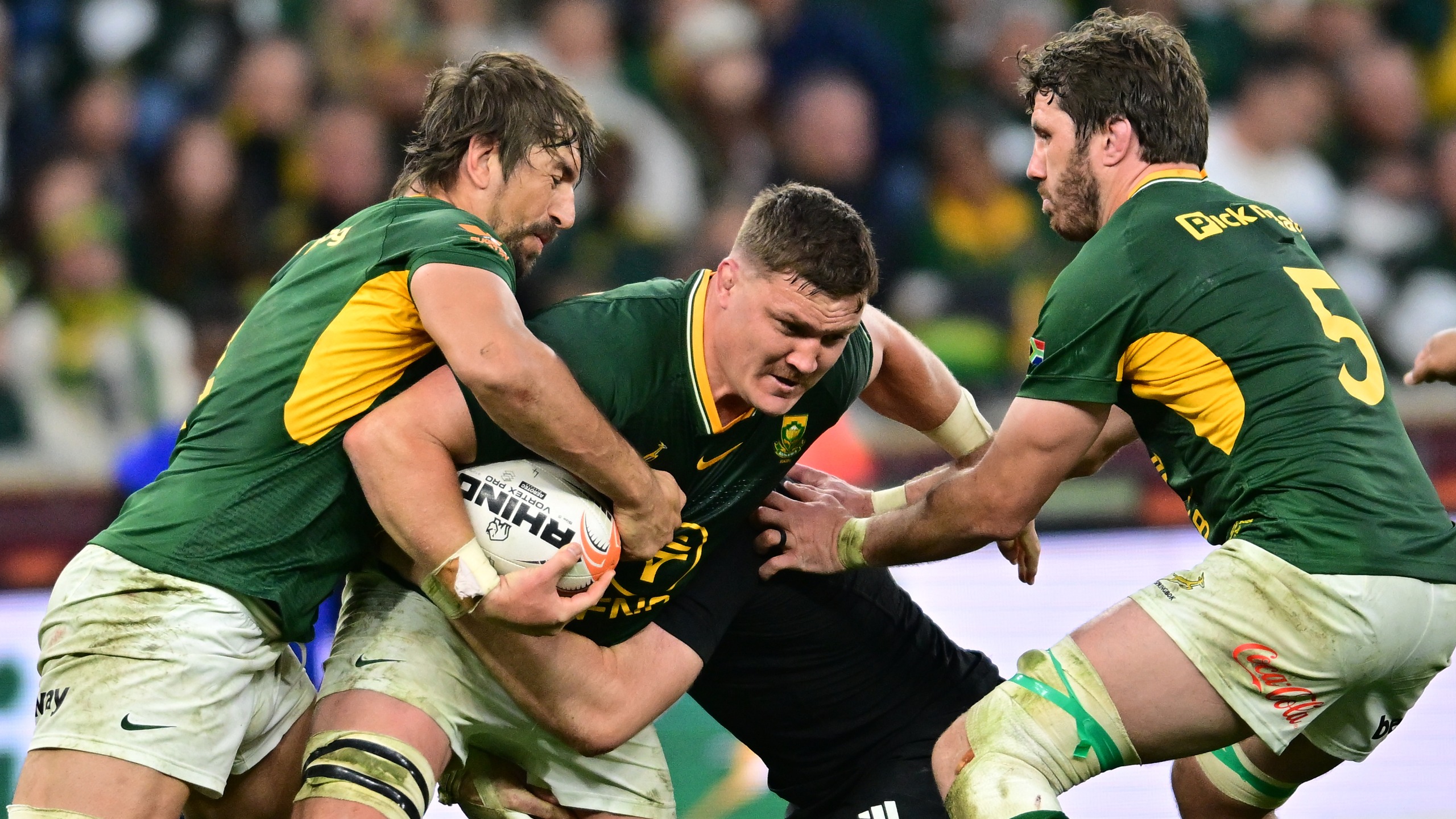 Jasper Wiese of South Africa during the Castle Double Malt Rugby's Greatest Rivalry, 2nd Test match between South Africa and New Zealand at DHL Stadium