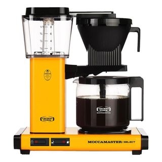 Technivorm Moccamaster drip filter coffee maker in yellow pepper