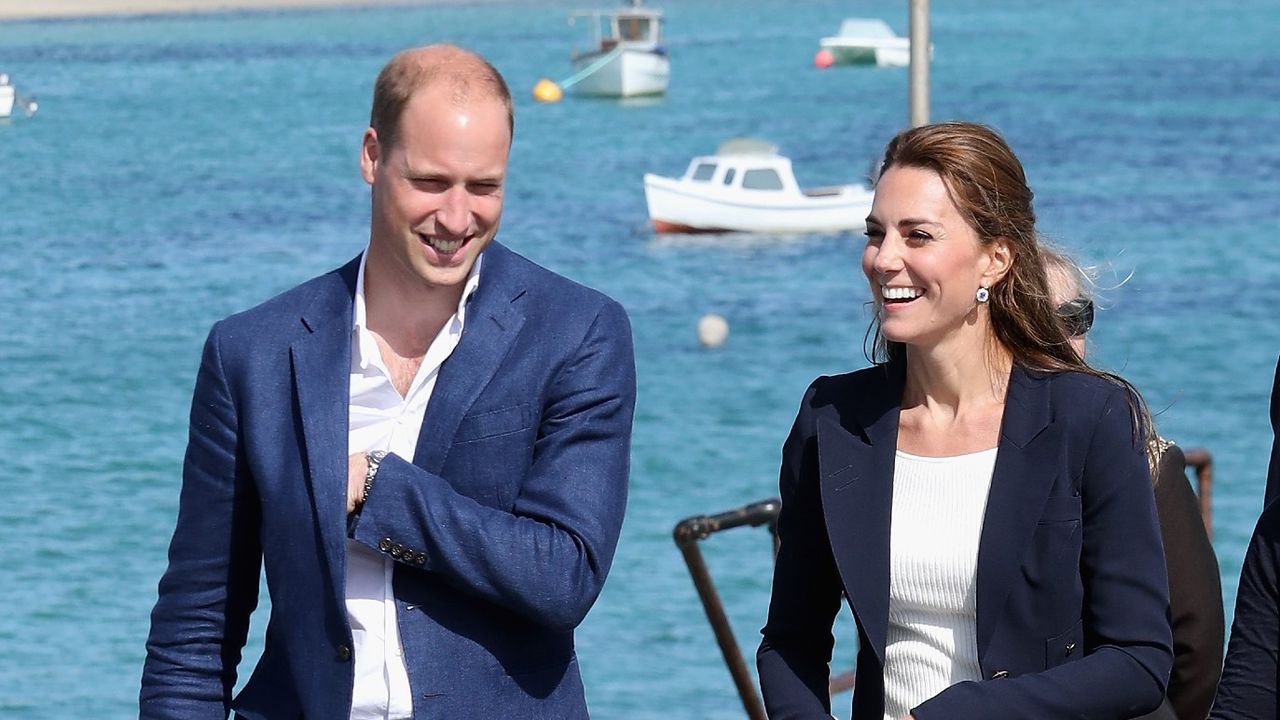 Prince William, Duke of Cambridge and Catherine, Duchess of Cambridge visit the Island of St Martin&#039;s in the Scilly Isles on September 2, 2016 in St Martins, England