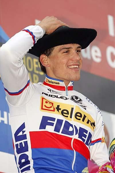Zdenek Stybar (Telenet Fidea) got to wear the hat.