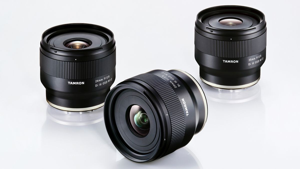 Tamron 35mm f/2.8, 24mm f/2.8, and 20mm f/2.8 Di III primes