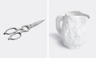 ’Hasami’ kitchen scissors and Crockery jug from WallpaperSTORE*