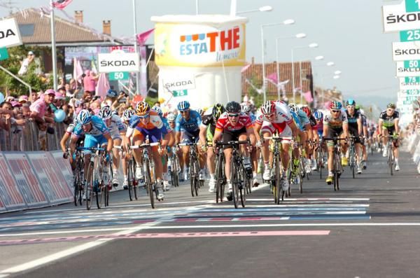 Win number three for Cavendish in this year's Giro