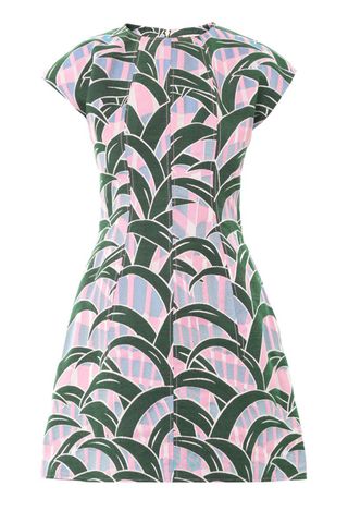 Kenzo Leaves Jacquard Fitted Dress, £475