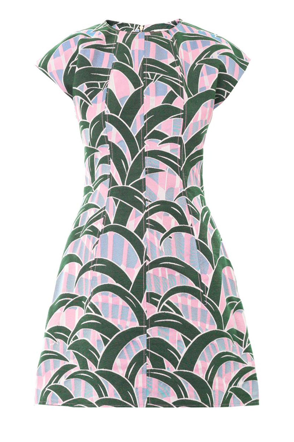 Kenzo Leaves Jacquard Fitted Dress, £475