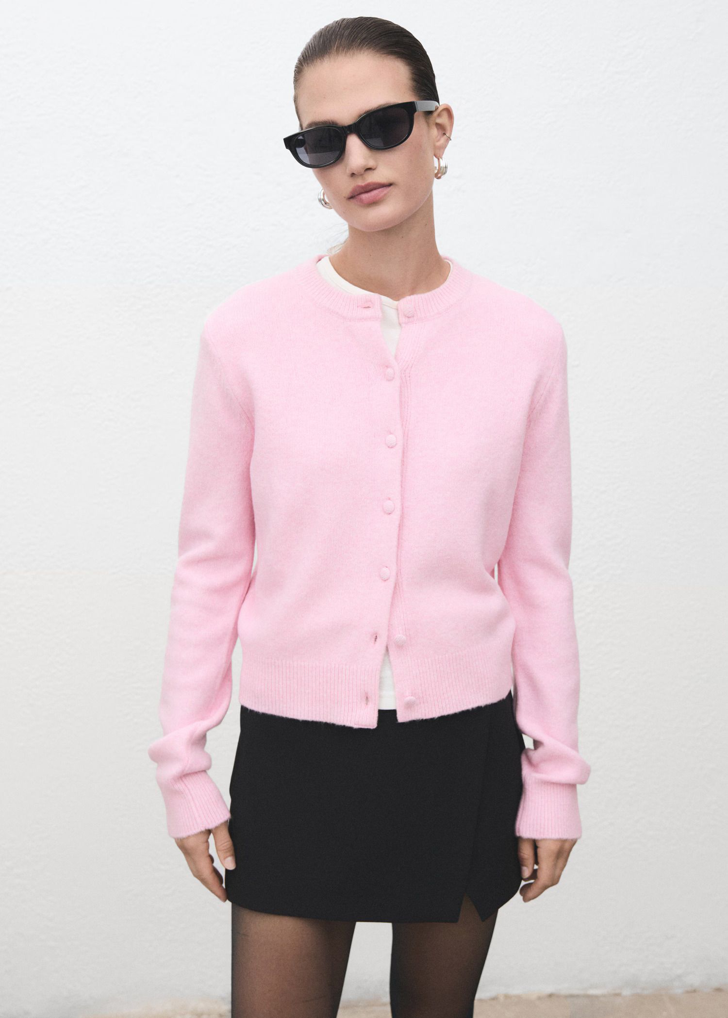 Knitted Button Cardigan - Women | Mango United Kingdom