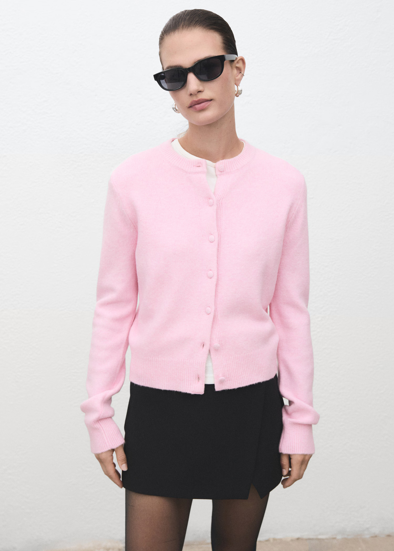 Knitted Button Cardigan - Women | Mango United Kingdom