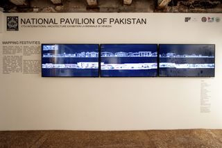 Pakistan pavilion includes screened materials at the 2021 Venice architecture biennale