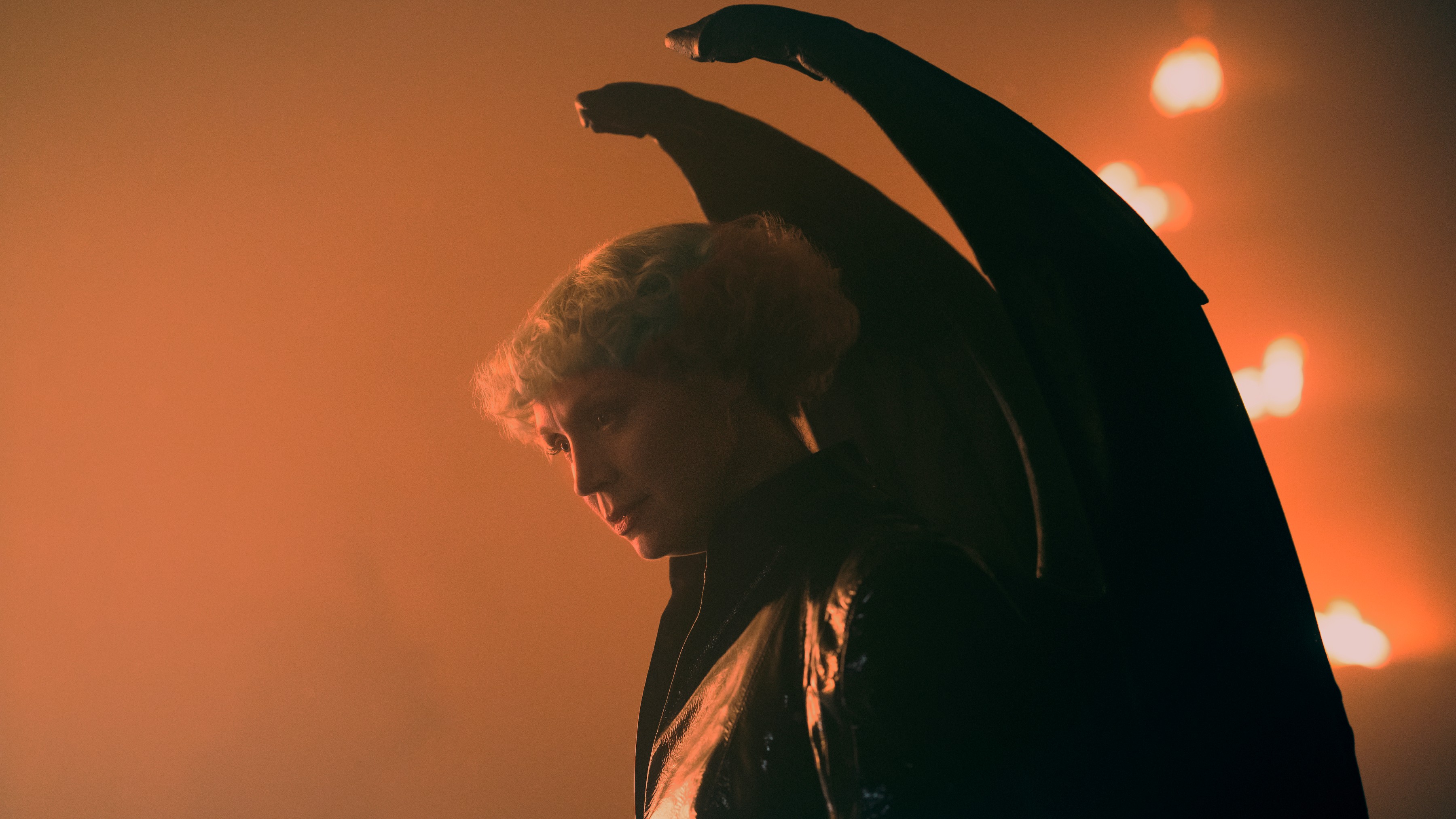 Gwendoline Christie as Lucifer Morningstar in episode 201 of "The Sandman."