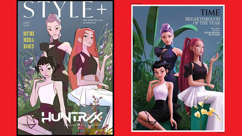 KPop Demon Hunters Time magazine cover