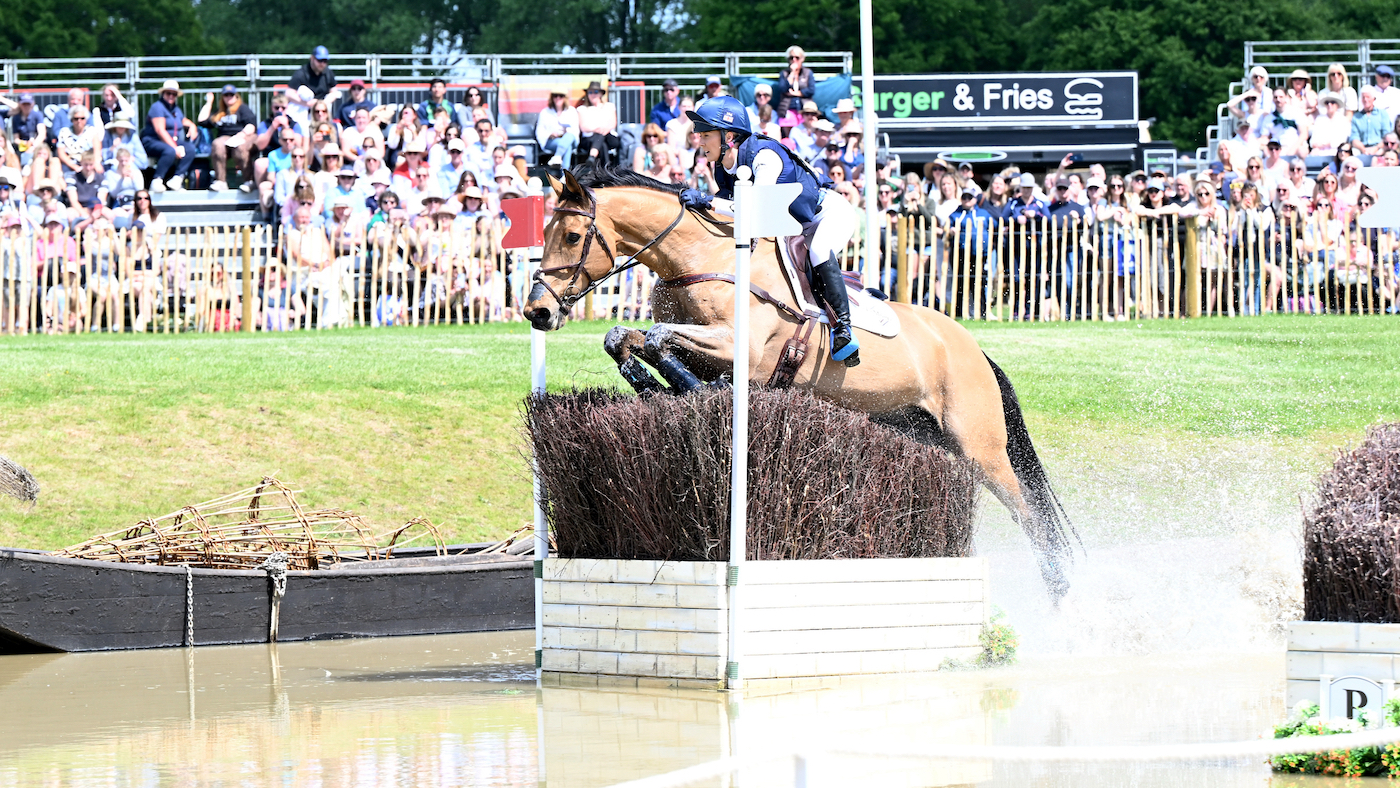 Yasmin Ingham and Rehy DJ pictured at Badminton Horse Trials 2025. Yasmin posted a photo of &amp;lsquo;Piglet&amp;rsquo; back home in his field and said he will enjoy a holiday, before returning for the rest of the season