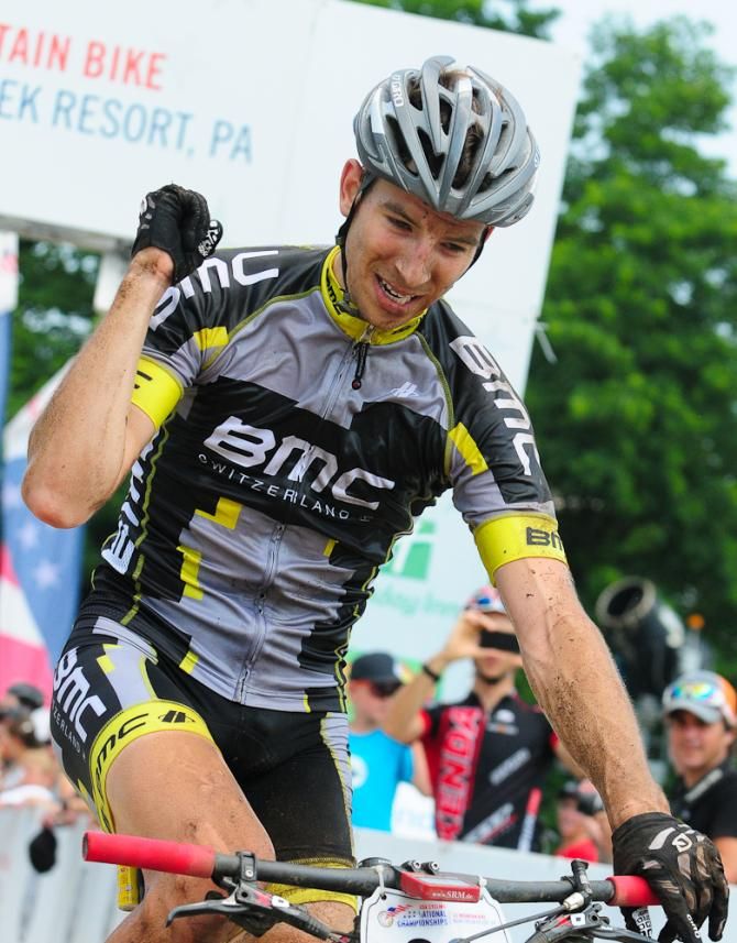Kerry Werner (BMC Development MTB Team) was pretty psyched with his victory