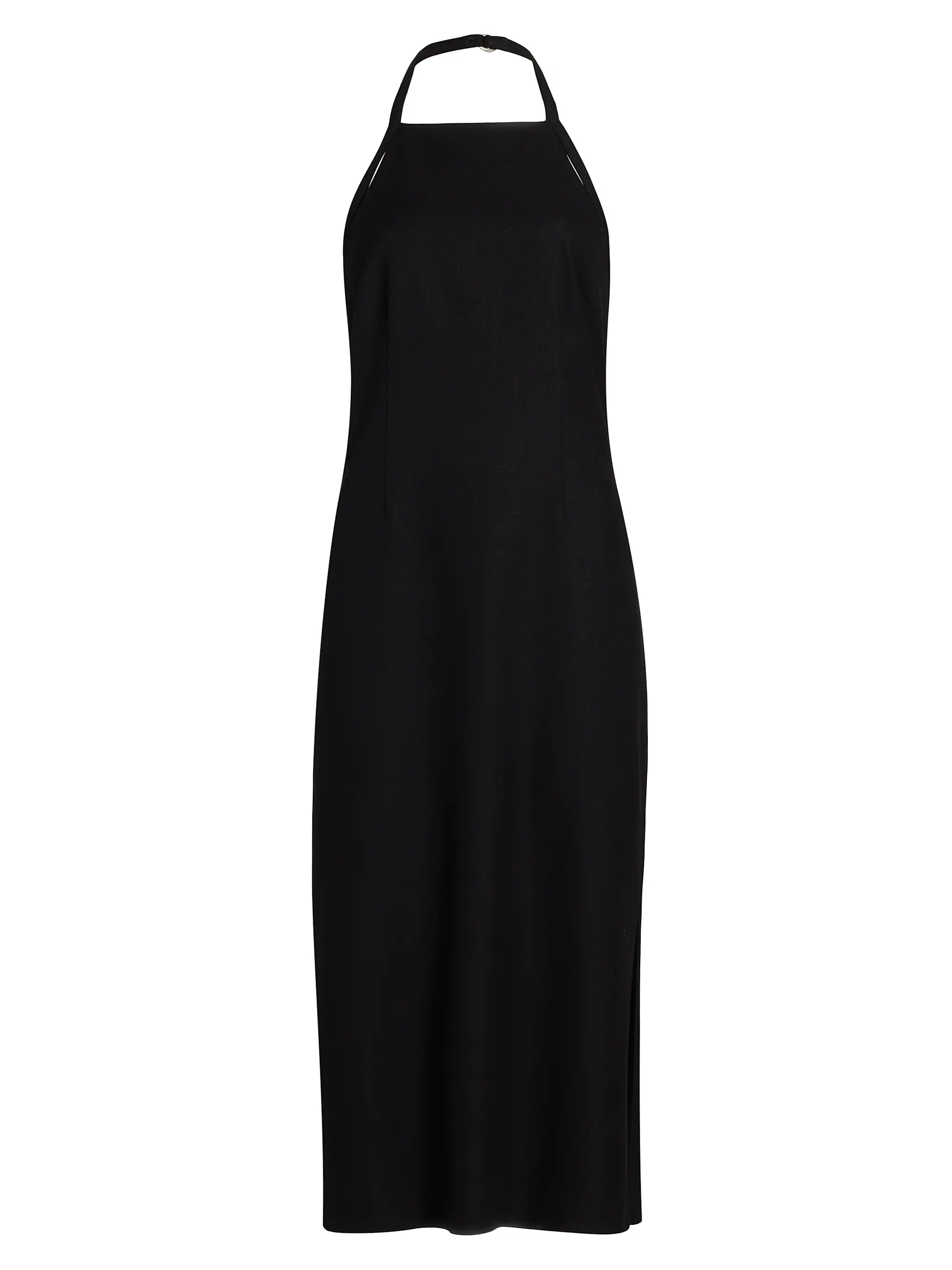 Apron Halter Sleeveless Midi-Dress