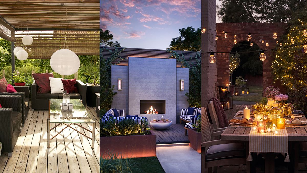 Patio lighting ideas 18 creative ways to light a patio   Homes ...