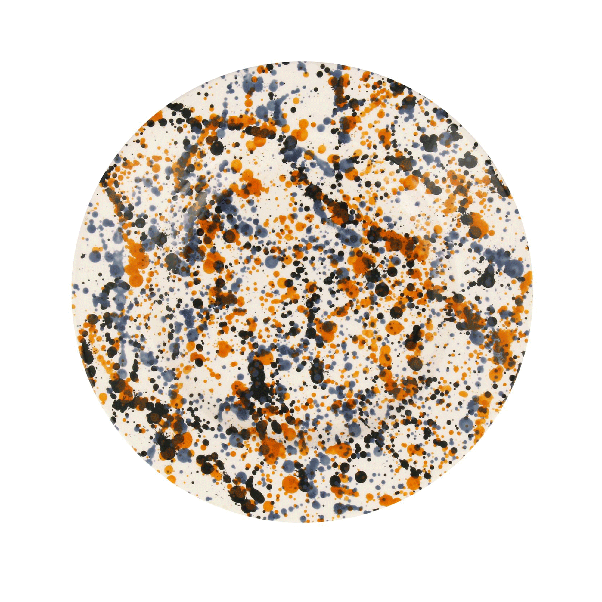 Emma Bridgewater Autumn Splatter Medium Dinner Plate against a white background
