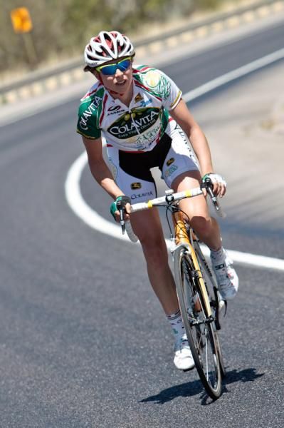 Heather Logan-Sprenger (Colavita/Forno D'Asolo) on the way to her solo win on stage 2.