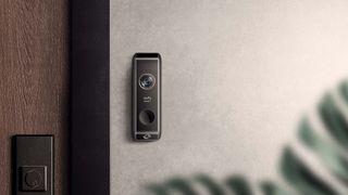 Eufy Video Doorbell Dual on door frame