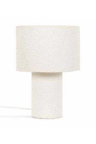 ValueLights Ash Boucle Table Lamp