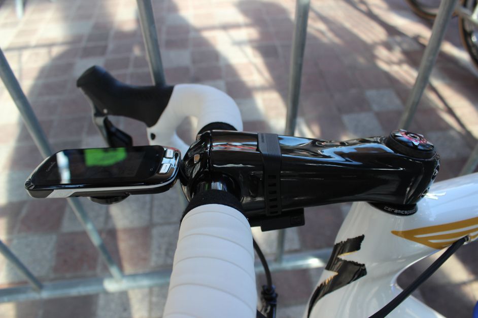 Boonen uses a chunky stem