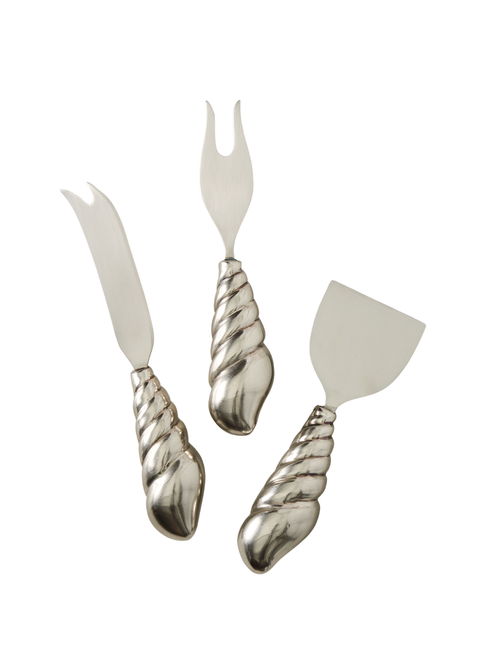 Solei Metal Cheese Knives (set of 3)