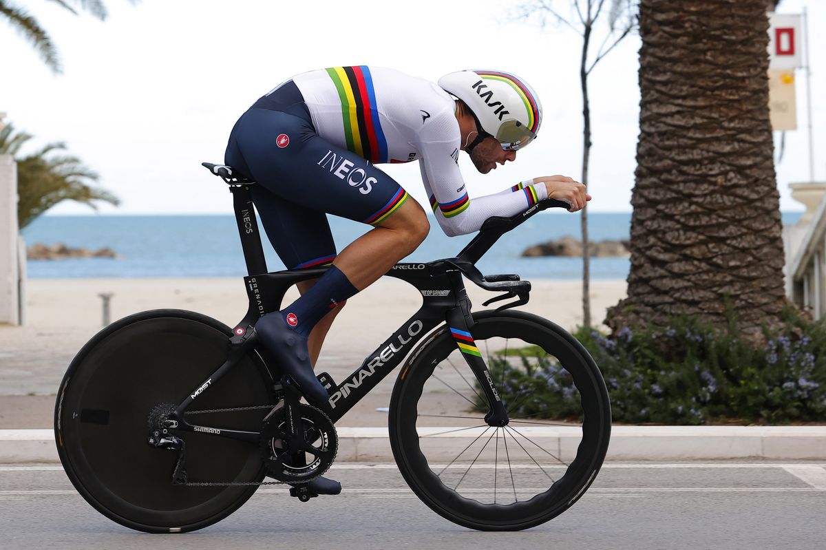 Tirreno Adriatico 2021 - 79th Edition - 7th stage San Benedetto del Tronto - San Benedetto del Tronto 10,1 km - 16/03/2021 - Filippo Ganna (ITA - Ineos Grenadiers) - photo Luca Bettini/BettiniPhoto&Acirc;&copy;2021