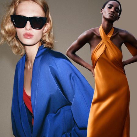 Zara pre autumn colour trends. The model wears burnt orange a colour trend spoken about in this piece. 
