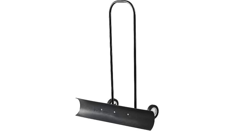 The Snowcaster wheeled snow pusher