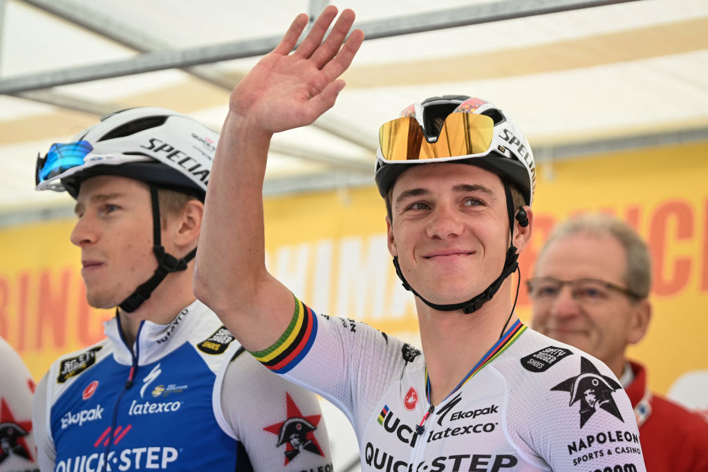World champion Remco Evenepoel is still choosing between the Giro d'Italia and Tour de France for 2023