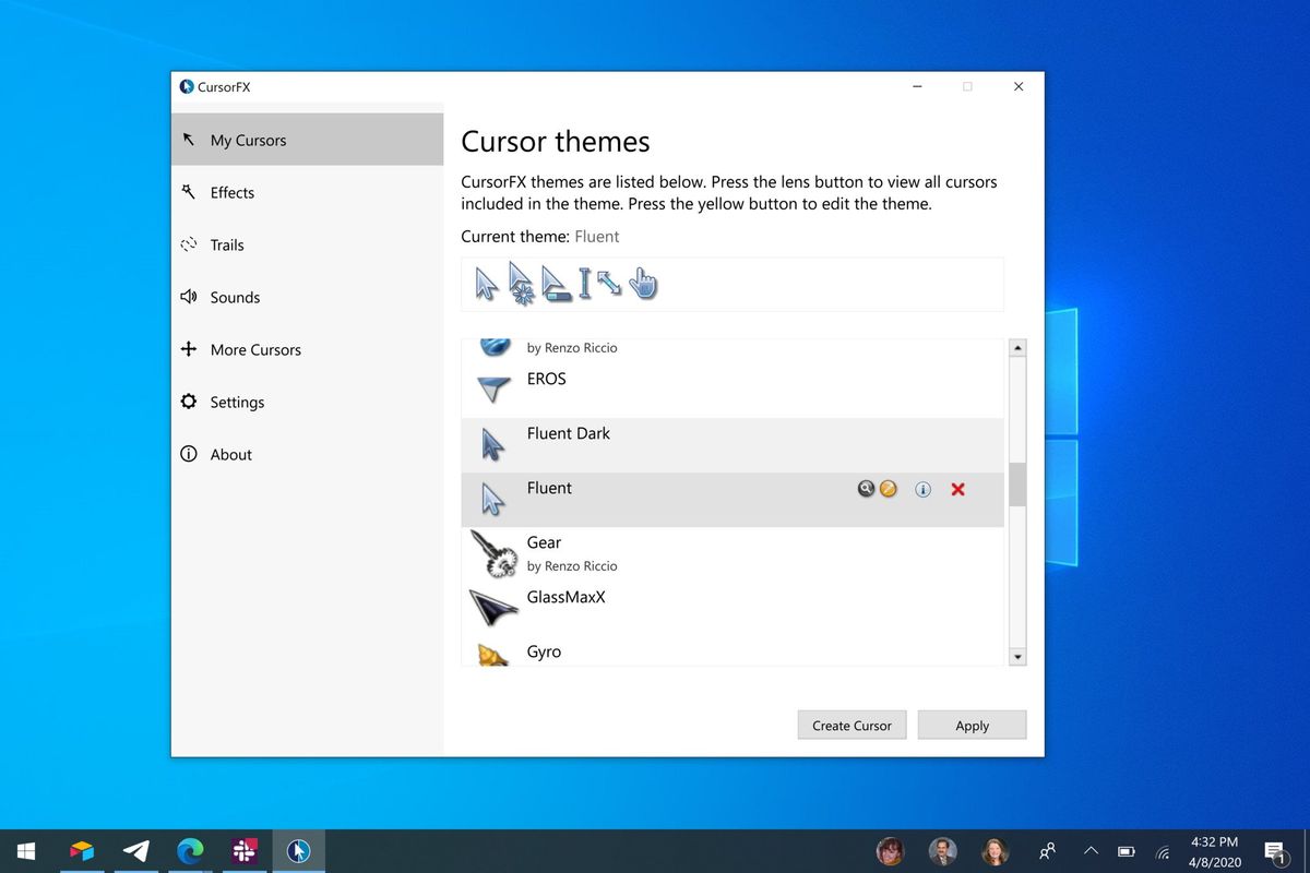 Custom Windows 8 Cursors