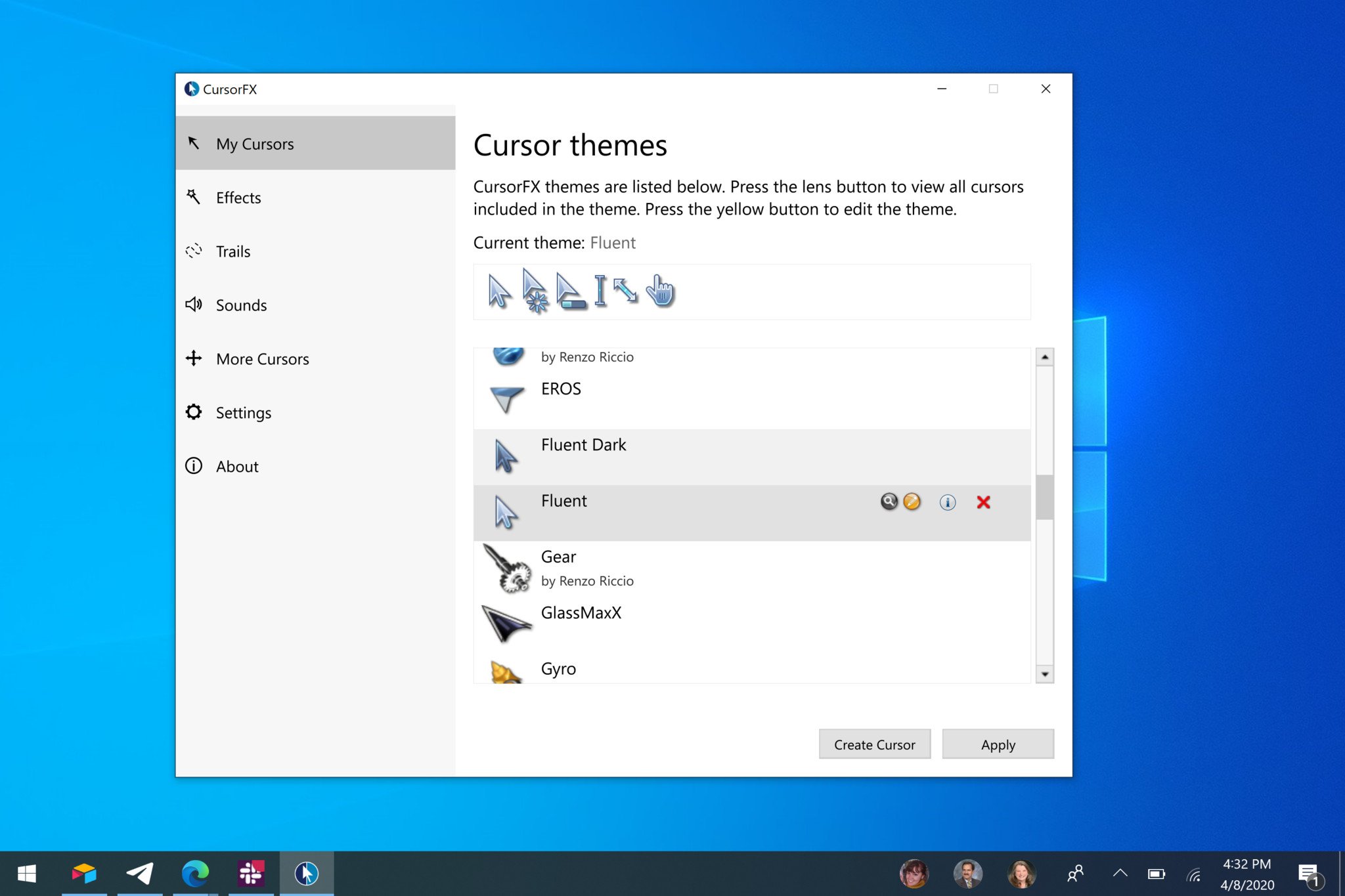 How to add trails to the mouse pointer in Windows 10