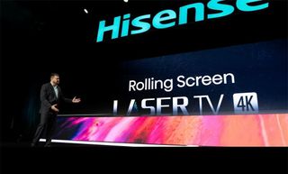 Hisense Rolling Laser TV reveal