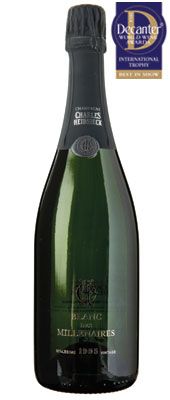 DWWA 14 International Trophy, Charles Heidsieck Blanc des Mill&Atilde;&copy;naires Brut France Champagne