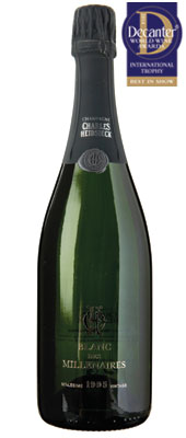 DWWA 14 International Trophy, Charles Heidsieck Blanc des Mill&Atilde;&copy;naires Brut France Champagne