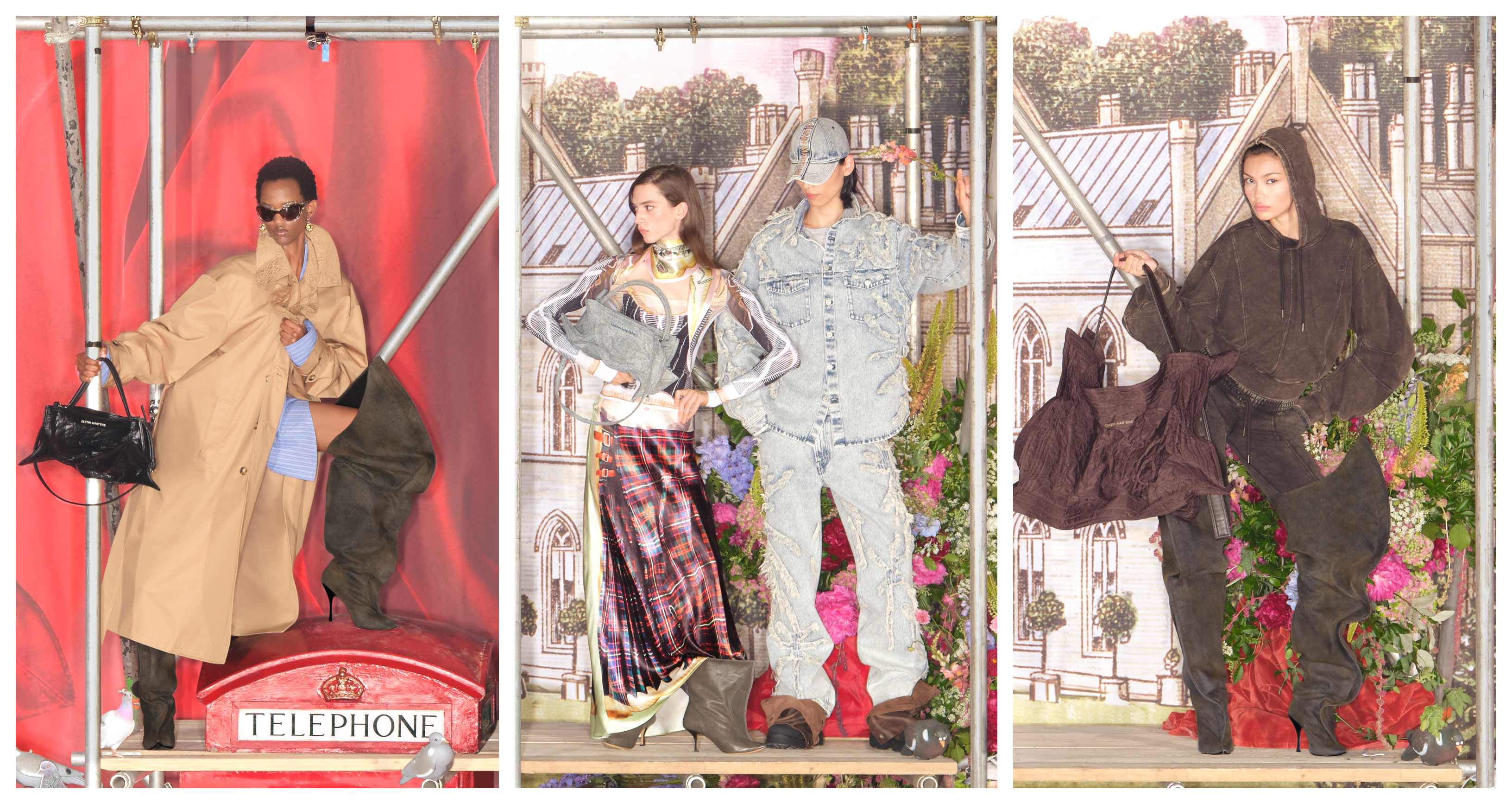 models wearing H&amp;amp;M x Glenn Martens