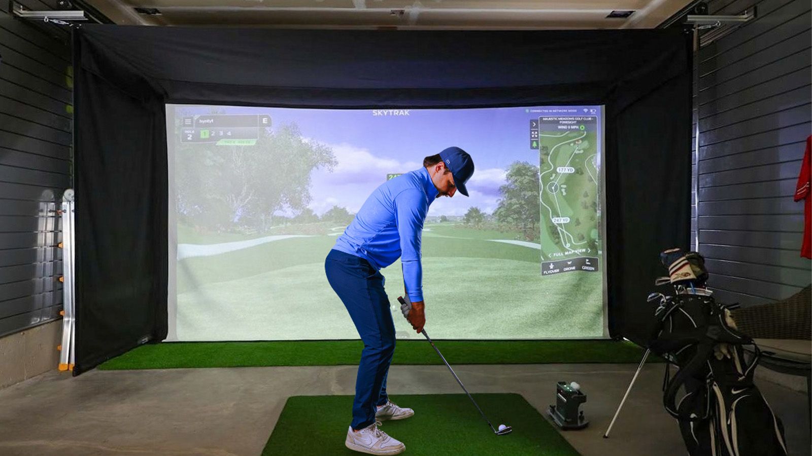 The Smart Retractable Enclosure That’s Changing The Golf Simulator Game