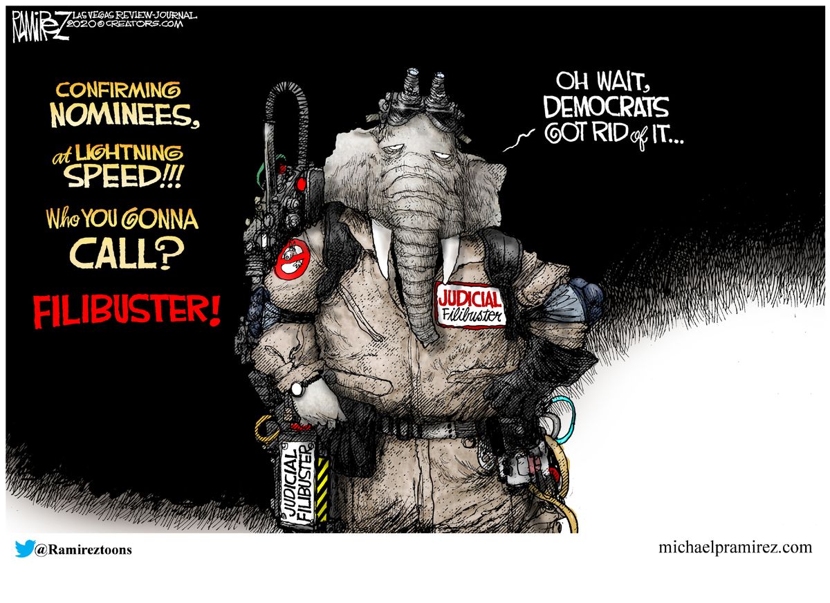 Political Cartoon U.S. GOP filibuster | The Week